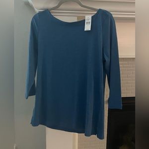 NWT blue top